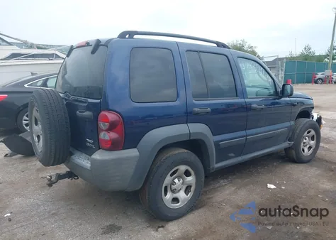 2006 Jeep Liberty Sport из США, поврежденный, VIN 1J8GL48K96W171637